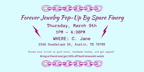 Forever Jewelry Pop-Up at C.Jane