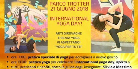 Immagine principale di Giornata internazionale dello Yoga 2018 al Parco Trotter! 