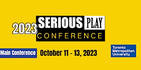 2023 Serious Play Conference Registration