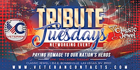 VETERAN CONTACTS Weekly Networking Event powered by Classic Jewel
