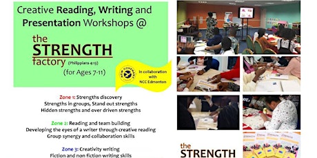 The Strength Factory - Creativity Writing, Reading and Presentation Workshop for Children Ages 1- 11 primary image