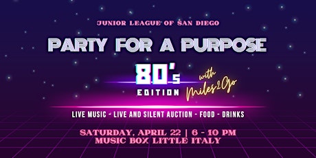 Party For A Purpose - 80's Edition