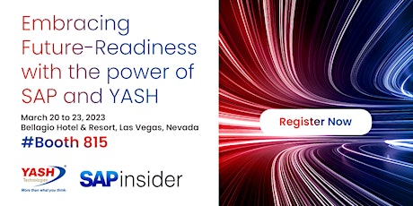 SAPinsider 2023 Conference - YASH Technologies