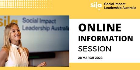 Social Impact Leadership Australia Cohort 3 Info Session