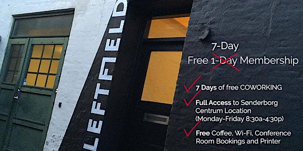 Free Leftfield Co-Working 7 Day Pass - May 2019