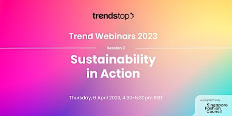 Trend Webinars 2023:  Sustainability in Action