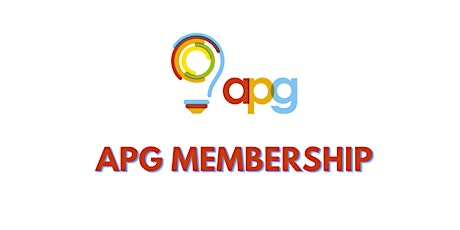 Primaire afbeelding van Annual UK APG Membership (Membership expires 30 April 2025)