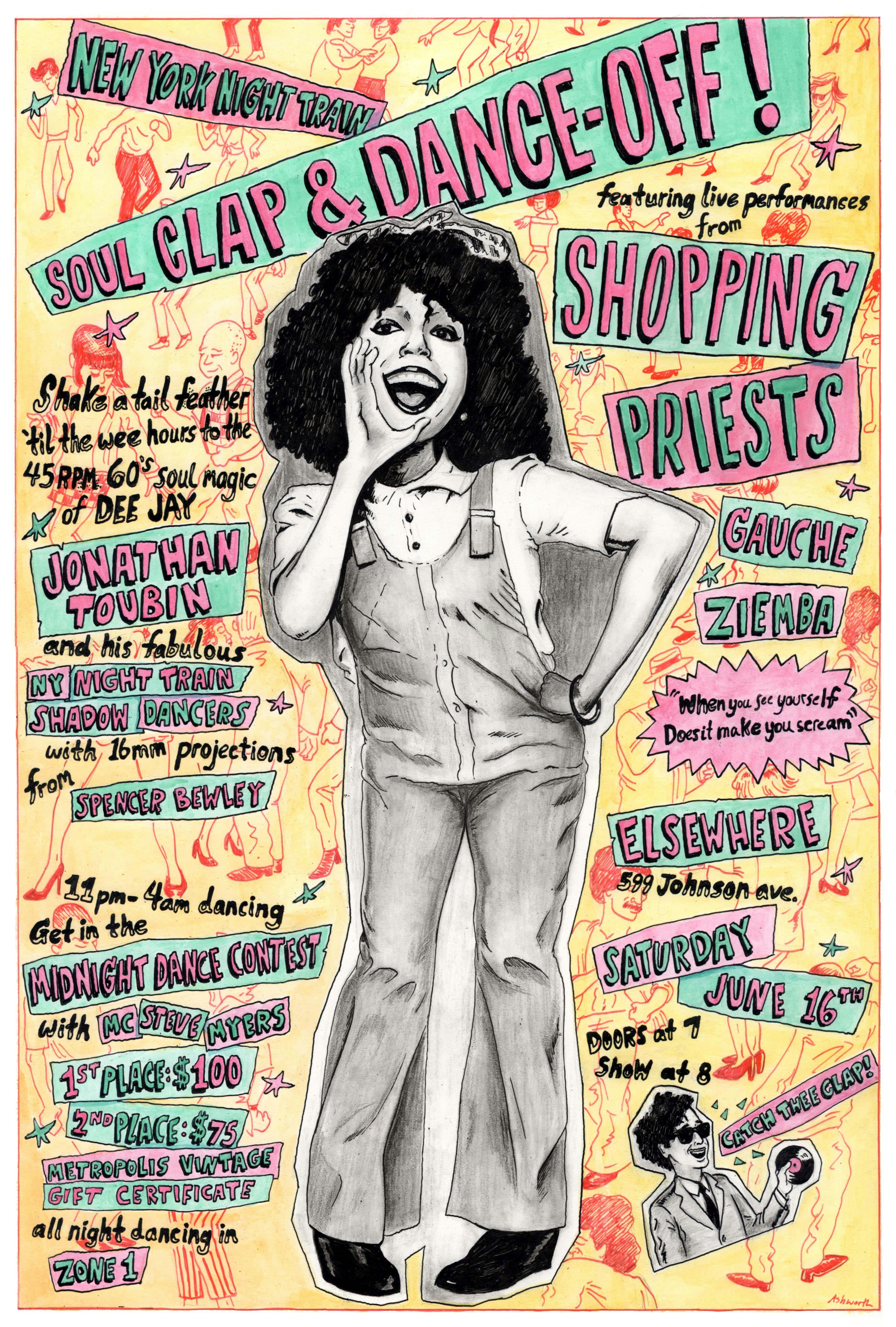 NY Night Train Soul Clap & Dance-Off w/ Shopping & Priests