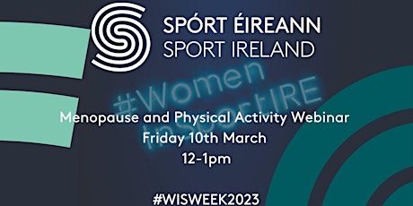 Sport Ireland Menopause and Physical Activity Webinar primary image