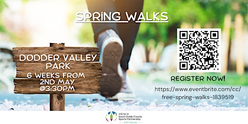 Free 6  week outdoor walks - Dodder Valley Park