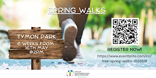 Free 6  week outdoor walks - Tymon Park primary image
