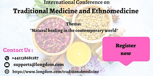 International Conference on Traditional Medicine and Ethnomedicine primary image
