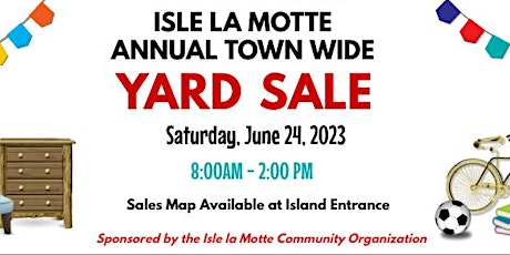 Isle la Motte Annual Town Wide Yard Sale