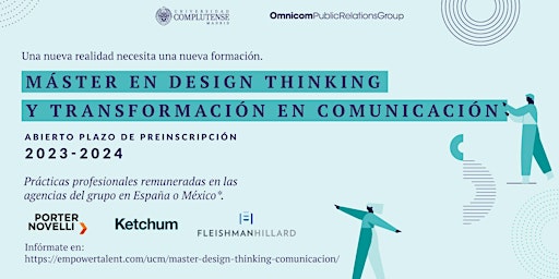 Imagen principal de Máster en Design Thinking y Transformación en Comunicación- Título UCM