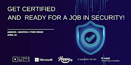 Imagem principal do evento GET CERTIFIED AND READY FOR A JOB IN SECURITY (Microsoft: Course SC-900T00)