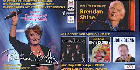 The Queen of Country Music Philomena Begley with special guests