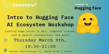 Primaire afbeelding van Intro to Hugging Face Ecosystem Workshop