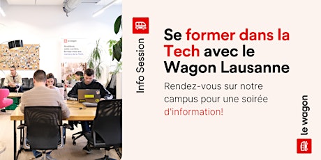 Hauptbild für Se former dans la Tech avec le Wagon | Info Session