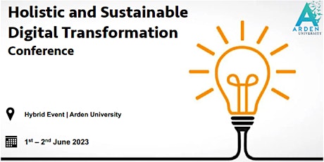 Holistic and Sustainable Digital Transformation Conference - In Person