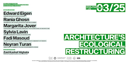 Architecture's Ecological Restructuring