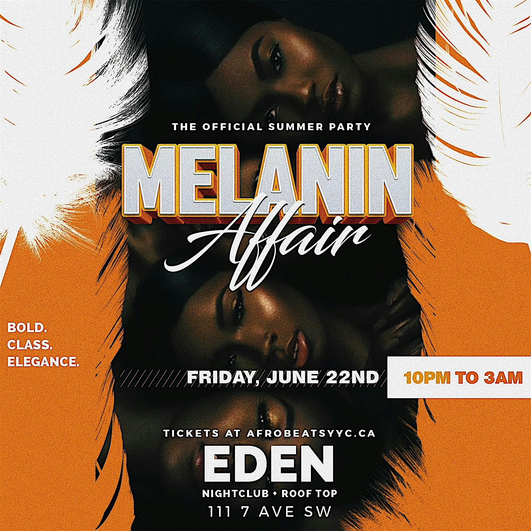 MELANIN AFFAIR event poster