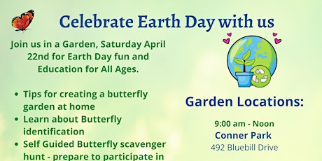 Earth Day in the Garden, at the Park - Conner Park