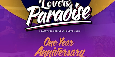 One Year Anniversary Lover's Paradise