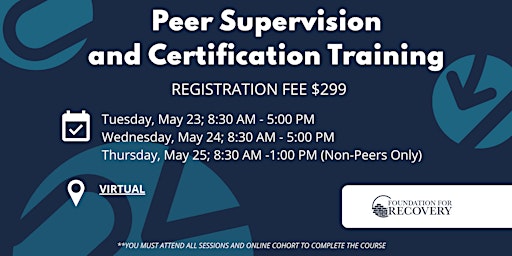 Peer Supervision Training and Certification