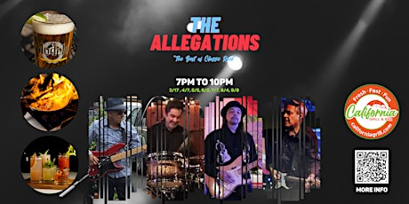 A Night of Live Music Featuring "The Allegations" from 7pm to 10pm