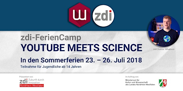YouTube meets Science | zdi-FerienCamp mit Doktor Whatson (YouTuber)