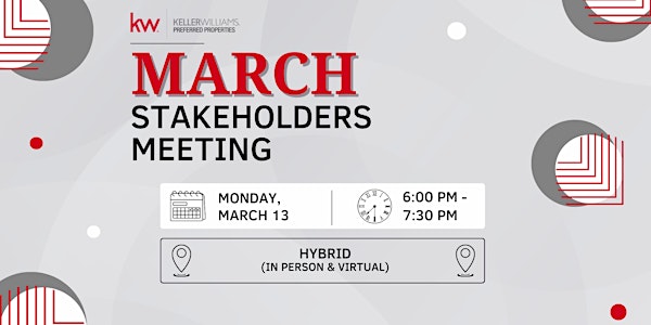 March Stakeholders Meeting