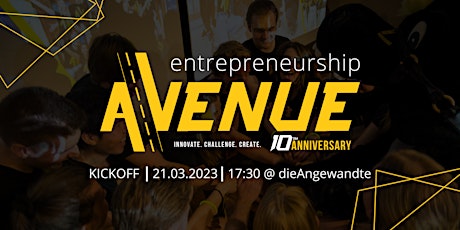 Imagen principal de Entrepreneurship Avenue 2023 Kickoff