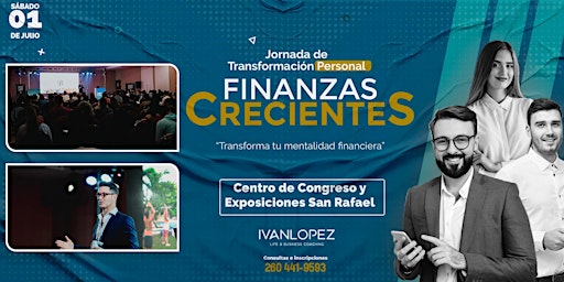 Imagen principal de JORNADA DE TRANSFORMACIÓN PERSONAL FINANZAS CRECIENTES