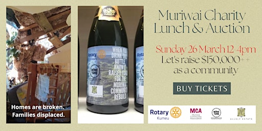Muriwai Community Rebuild Charity Lunch & Auction