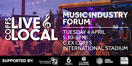 Hauptbild für Coffs Coast Live Music Industry Forum