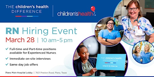 RN Hiring Event - March 28th!