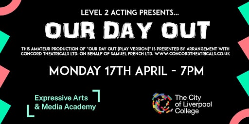 Our Day Out - Level 2 Acting - Monday