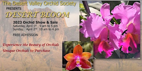 Orchid Show and Sale - Desert Valley Orchid Society