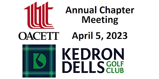 OACETT Durham Chapter Annual Chapter Meeting + CPD