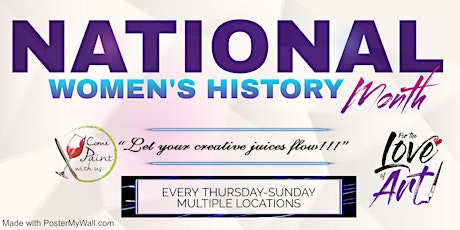 Women's History Month: Trap & Paint (Comedy Edition)