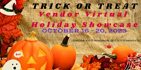 Trick or Treat Arts & Crafts Holiday Virtual Marketplace