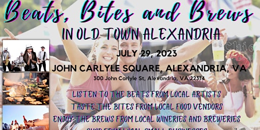 Beats, Bites and Brews in Old Town Alexandria