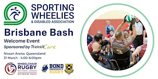 Wheelchair Rugby Brisbane Bash 2023 Welcome Event