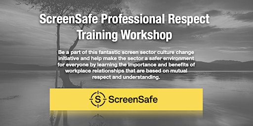 Imagem principal de ScreenSafe Professional Respect Training Workshop - AUCKLAND - June 2023