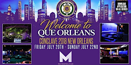 81st GRAND CONCLAVE AIRPORT PICKUP/DROP-OFF SERVICES & FREE SOCIAL EVENTS BUS LOOP (Free Shuttle only w/ a VIP Table Purchase or a Weekend Pass) primary image