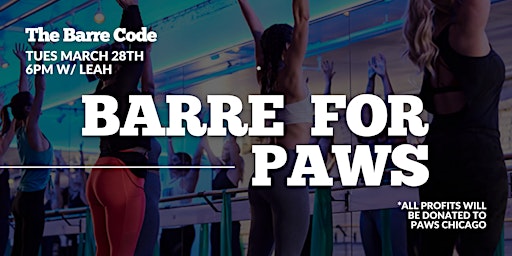 Barre for Paws @ The Barre Code River North