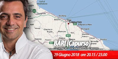 BARI (Capurso) | Evento gratuito con Gian Mario Migliaccio, Ph.D BARI (Capurso) | Evento gratuito con Gian Mario Migliaccio, Ph.D