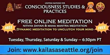 NithyaDhyan and Maha Mantra meditation - Online Meditation