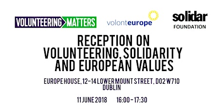 Reception on volunteering, solidarity and European values - Dublin primary image