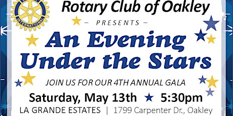 An Evening Under the Stars, presented by Oakley Rotary